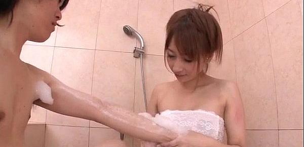  Nasty shower porn experience with Tiara Ayase